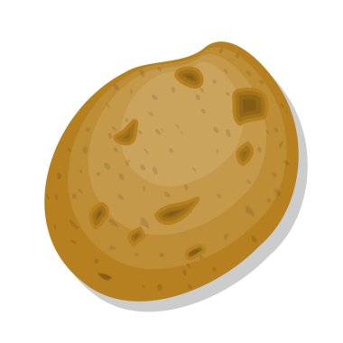 Sebzeli organik patates karikatürü çizimi