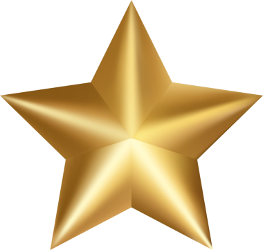 3D zarif yıldız resmi