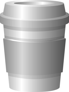 3 boyutlu bardak maketi.