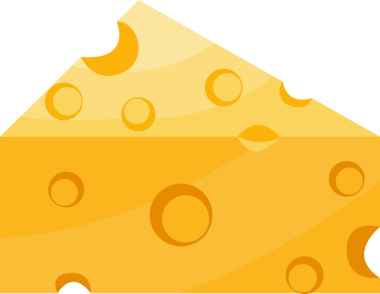 Çizgi film Cheddar peyniri şeffaf arka plan