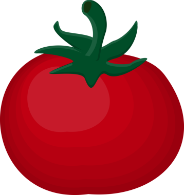 Sebze kırmızı domates şeffaf arka plan resmi