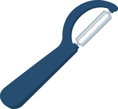 Mutfak gereçleri meyve soyacağı şeffaf görüntü