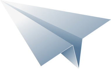 Kağıt uçak uçuşu saydam görüntü