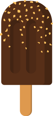 Tatlı çikolatalı, fındıklı çubuk.