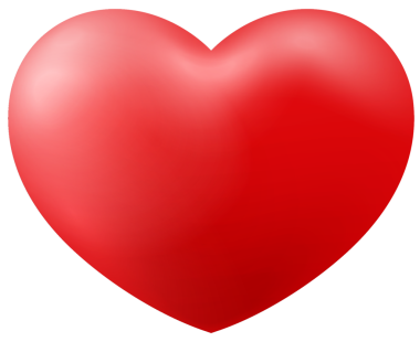 3 boyutlu kırmızı zarif aşk kalbi.