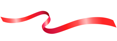 3D gerçekçi ipek kırmızı dalga kurdelesi