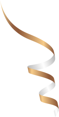 3B gerçekçi parti dekorasyonu açılır kapanır kurdele