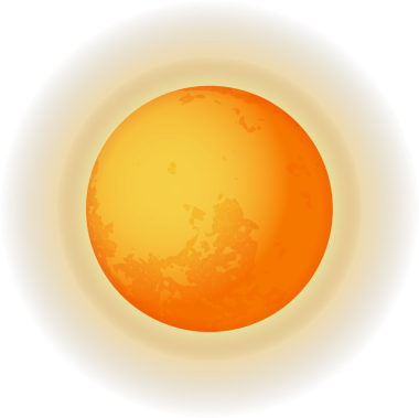 3D gerçekçi turuncu parlak dolunay