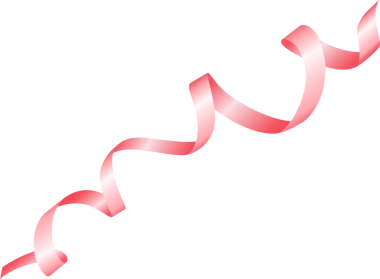 sarmal pembe kurdele şeffaf arkaplan