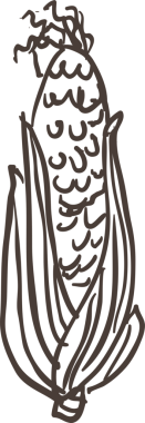 El yapımı sebze mısırı.