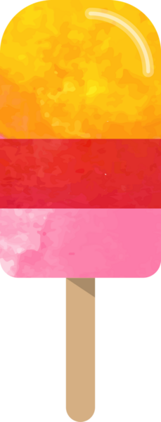 Renkli tatlı suluboya desenli tatlı buzlu dondurma.