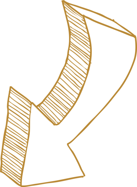 3B el çizimi biçim yönü oku