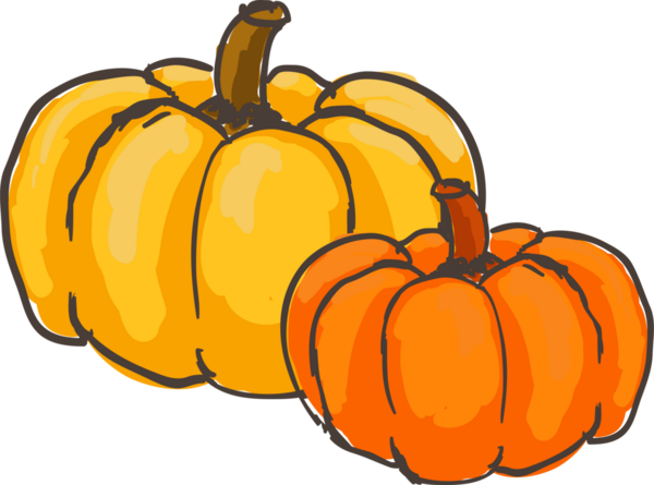 Renkli el çizilmiş şık sebze kabağı