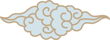 Geleneksel Çin dekorasyon desenli spiral bulut eğrisi