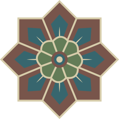 Eski tarz botanik bahçesi çiçeği ve çokgen çerçeve