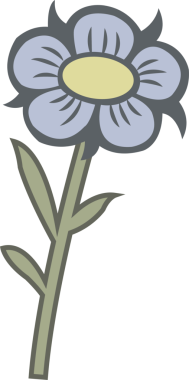 Eski tarz botanik bahçesi çiçek yaprağı.