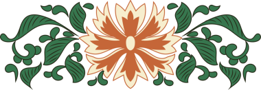 Eski tarz botanik bahçesi çiçek yaprağı.