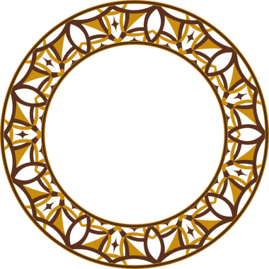 Eski model stil yuvarlak kare kahverengi eğri çapraz çizgisi