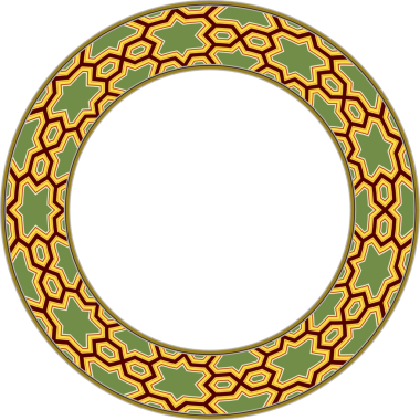 Eski model stil yuvarlak çerçeve çokgen geometri çapraz çerçeve