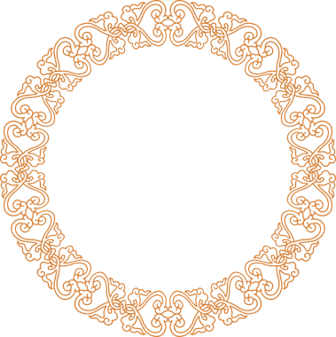 Geleneksel Çin iz sürme kalıbı sınır çerçevesi etrafında