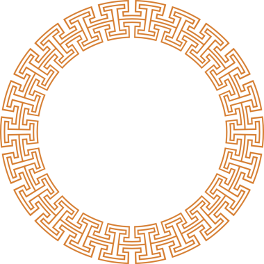 Geleneksel Çin iz sürme kalıbı sınır çerçevesi etrafında