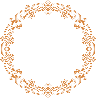 Geleneksel Çin iz sürme kalıbı sınır çerçevesi etrafında