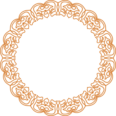 Geleneksel Çin iz sürme kalıbı sınır çerçevesi etrafında