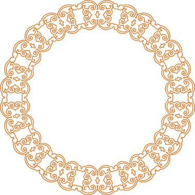 Geleneksel Çin iz sürme kalıbı sınır çerçevesi etrafında