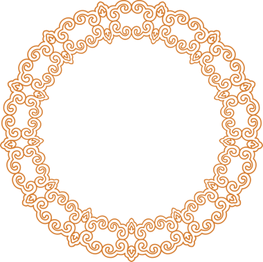 Geleneksel Çin iz sürme kalıbı sınır çerçevesi etrafında