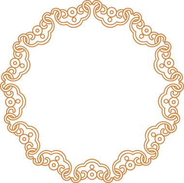 Geleneksel Çin iz sürme kalıbı sınır çerçevesi etrafında