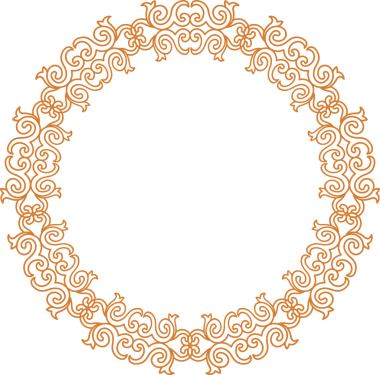 Geleneksel Çin iz sürme kalıbı sınır çerçevesi etrafında