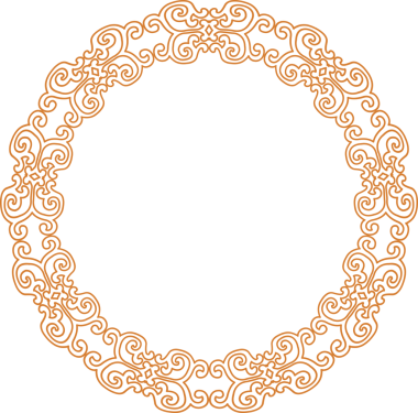 Geleneksel Çin iz sürme kalıbı sınır çerçevesi etrafında