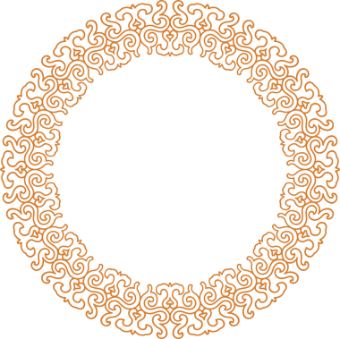 Geleneksel Çin iz sürme kalıbı sınır çerçevesi etrafında