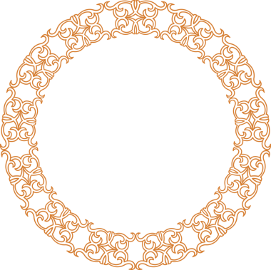 Geleneksel Çin iz sürme kalıbı sınır çerçevesi etrafında