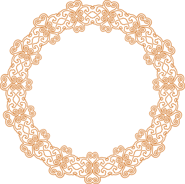 Geleneksel Çin iz sürme kalıbı sınır çerçevesi etrafında