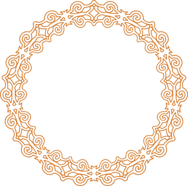 Geleneksel Çin iz sürme kalıbı sınır çerçevesi etrafında