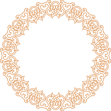 Geleneksel Çin iz sürme kalıbı sınır çerçevesi etrafında