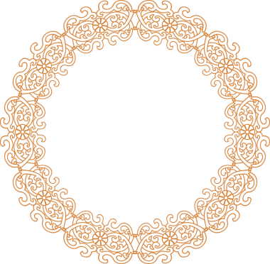 Geleneksel Çin iz sürme kalıbı sınır çerçevesi etrafında