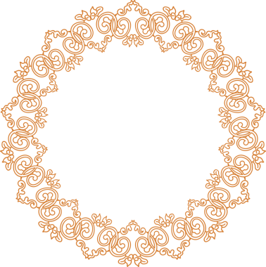 Geleneksel Çin iz sürme kalıbı sınır çerçevesi etrafında