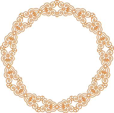 Geleneksel Çin iz sürme kalıbı sınır çerçevesi etrafında