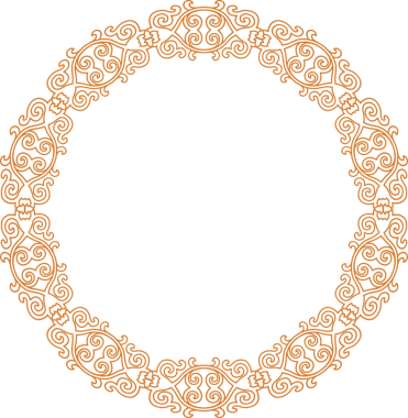 Geleneksel Çin iz sürme kalıbı sınır çerçevesi etrafında