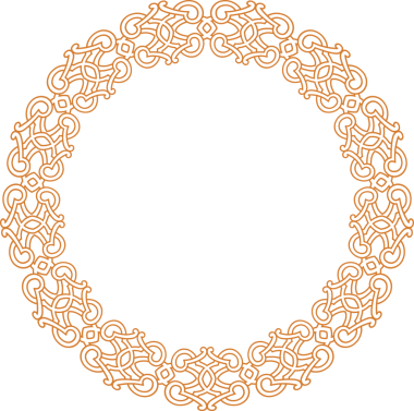 Geleneksel Çin iz sürme kalıbı sınır çerçevesi etrafında