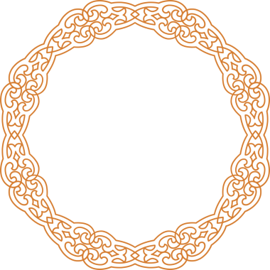 Geleneksel Çin iz sürme kalıbı sınır çerçevesi etrafında