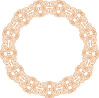 Geleneksel Çin iz sürme kalıbı sınır çerçevesi etrafında