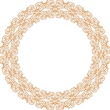 Geleneksel Çin iz sürme kalıbı sınır çerçevesi etrafında