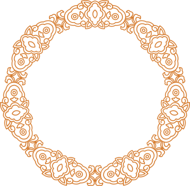 Geleneksel Çin iz sürme kalıbı sınır çerçevesi etrafında