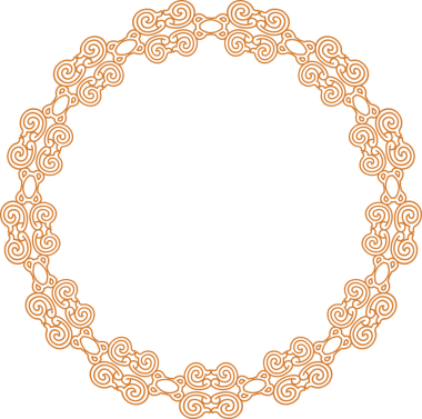 Geleneksel Çin iz sürme kalıbı sınır çerçevesi etrafında