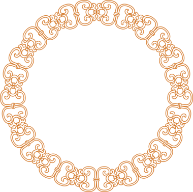 Geleneksel Çin iz sürme kalıbı sınır çerçevesi etrafında