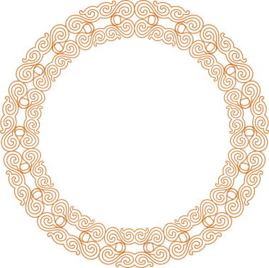 Geleneksel Çin iz sürme kalıbı sınır çerçevesi etrafında