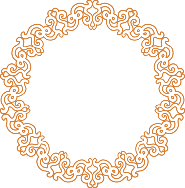 Geleneksel Çin iz sürme kalıbı sınır çerçevesi etrafında